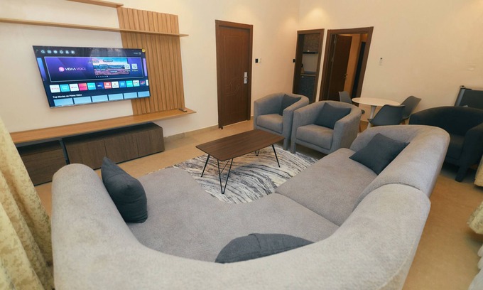 Jabi Apartamento | Serene 1-bedroom apartment in Abuja with AC, WiFi and 24/7 power supply