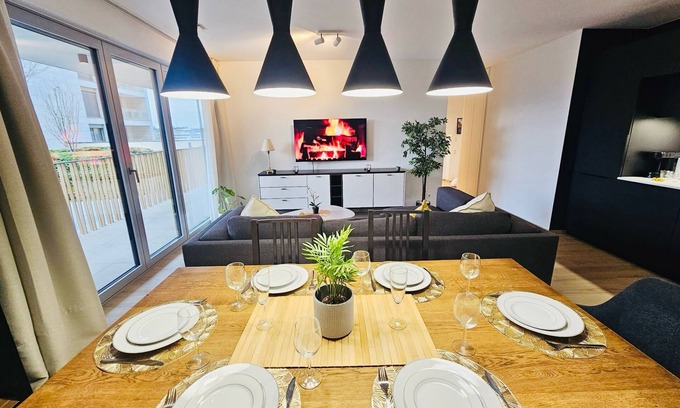 Gasperich Apartamento | Serene 2 bedroom flat with terrace