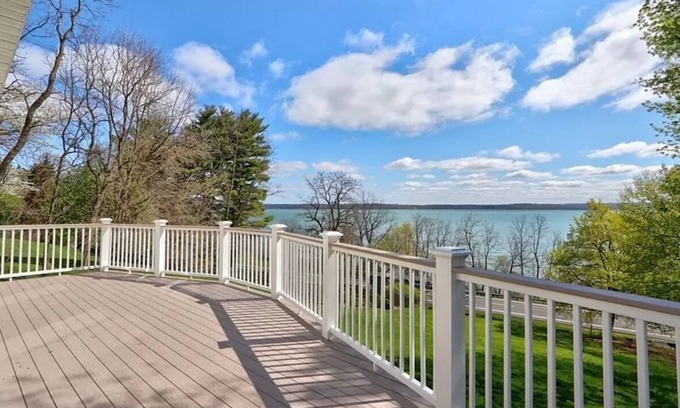 Seneca Falls Casa | Serene Cayuga Lakefront Home on Wine Trail, Boat Dock & Fire Pit