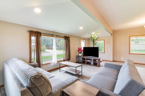 Devils Lake Casa | Serene Devils Lake House with Deck and Fire Pit!