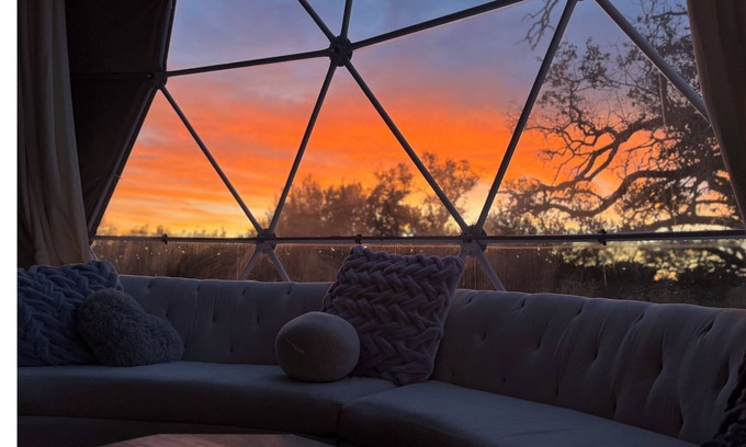 Lampasas Casa | Serene Hill Country Luxury Glamping Dome - Burnet County