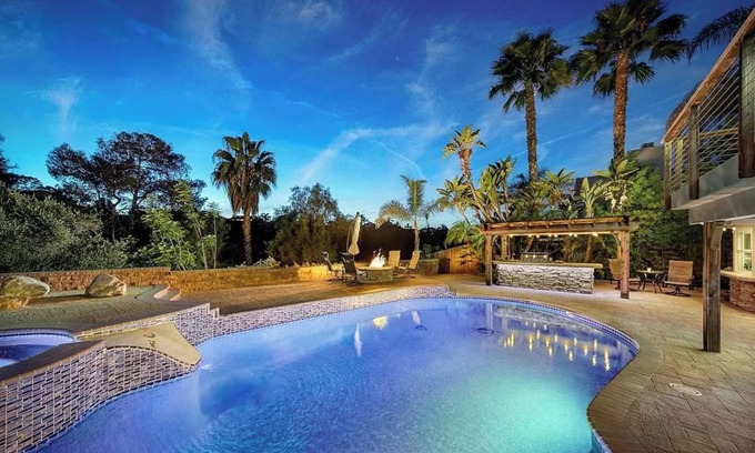 Guajome Casa | Serene hillside oasis with pool, spa, & BBQ - 20 min to beach