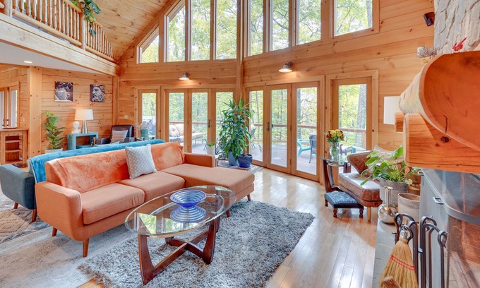 Great Barrington Casa | Serene Monterey Home w/ Deck Near Skiing & Hiking!
