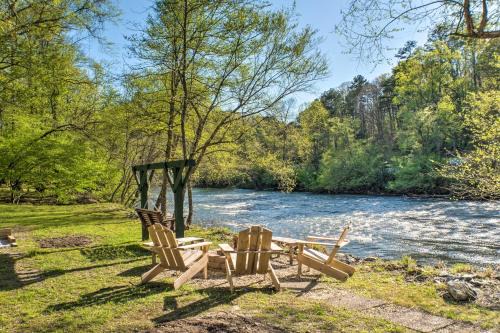 Ellijay Casa | Serene Riverfront Escape in Ellijay, Georgia!