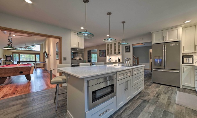 Rapid City Casa | Serene Riverfront Home w/ Torch Lake Access!