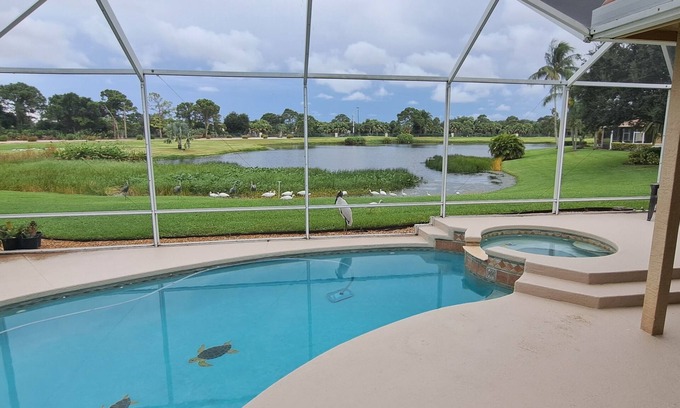Port Saint Lucie Casa | SERENITY IN PARADISE/GATED/POOL/SPA/BEACH/GOLF