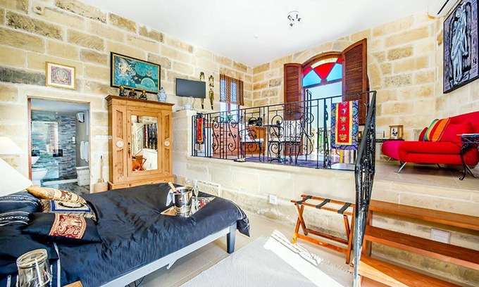 Ta' Għammar Apartamento | Estudio Serenity con impresionantes vistas y piscina comunitaria (con cocina)