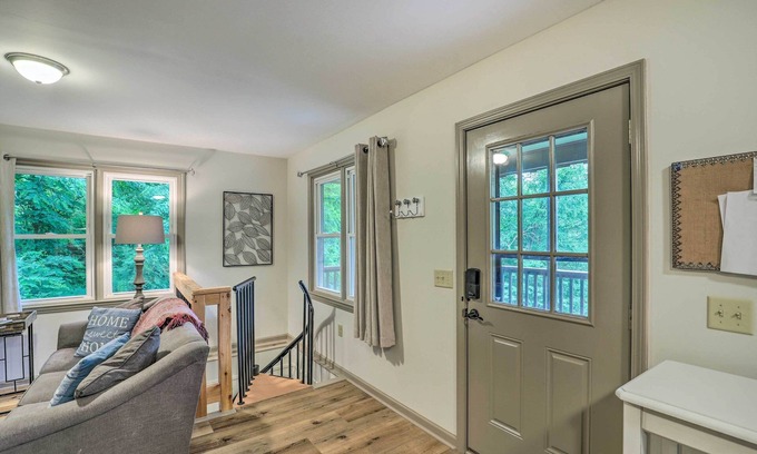 Apple Creek Acres Cabaña | 'serenity' Waynesville Home w/ Deck & Fire Pit!
