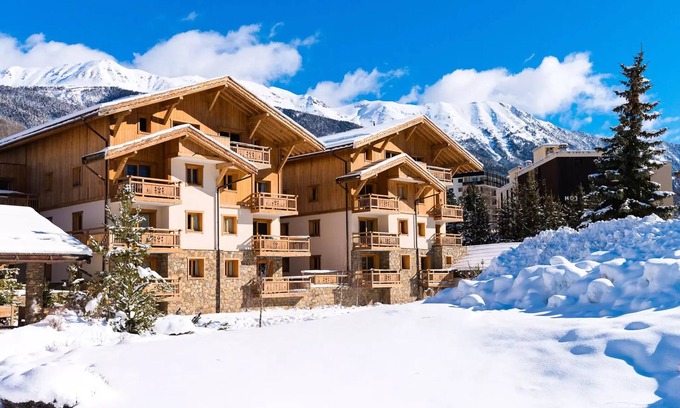 Saint-Chaffrey Apartamento | Serre Chevalier 3 Rooms - 300 m from the slopes Riviere View.
