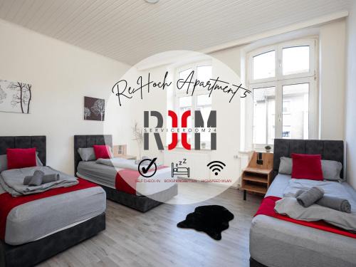 Hochlarmark Apartamento | Serviceroom24 - Apartment 5 in Recklinghausen WLAN - Smart-TV - 24-7 Check-in und Küche