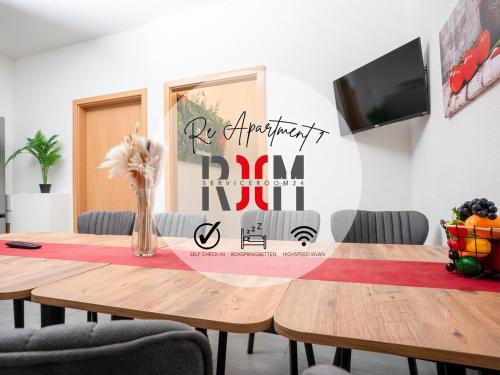 Konig Ludwig Apartamento | Serviceroom24 - Apartment 3 in Recklinghausen WLAN - Smart-TV - 24-7 Check-in und Küche