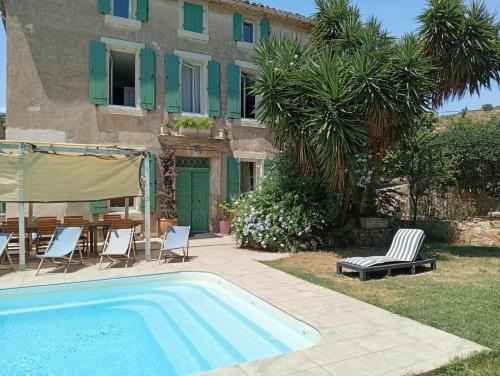 Montredon-des-Corbieres Casa | Set of 2 houses, 320 m2, pool, garden
