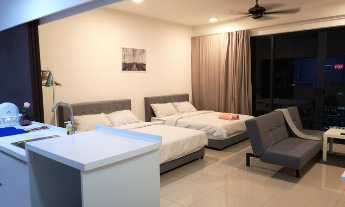 Shah Alam Apartamento | Setia City Convention Center Trefoil Studio para 4 personas