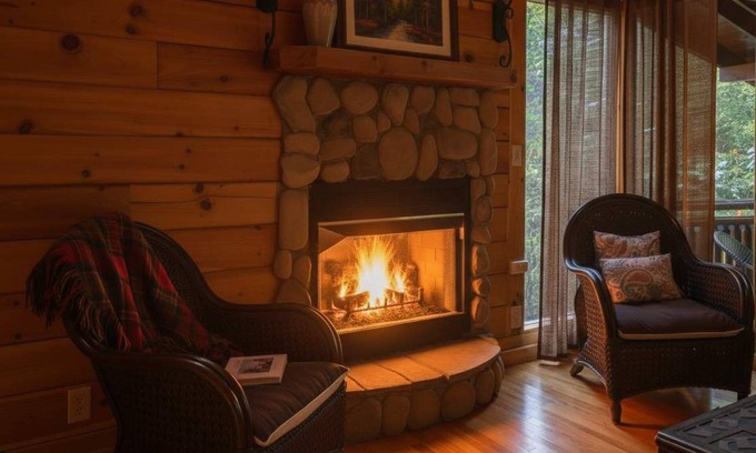 Sevierville Chalet De Esquí | ‼️Sevierville Cabin | Mtn Views, BBQ & Hot Tub
