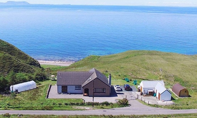 Melvaig Apartamento | Shiskine: apartamento con cocina con vistas impresionantes