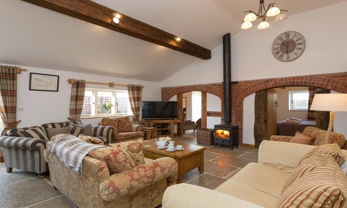 Welshampton Casa | Oakleigh farm granero vacaciones alquiler (The Dairy Barn)