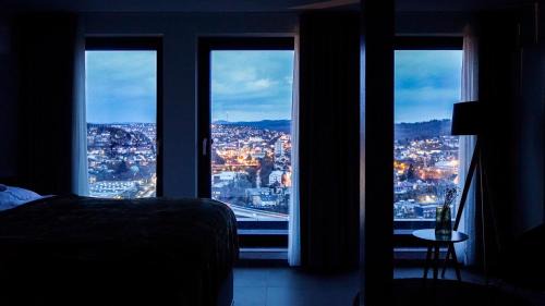 Siegen Casa | SI-View Doppelzimmer mit Stadtblick Zimmer 17 - Hotel