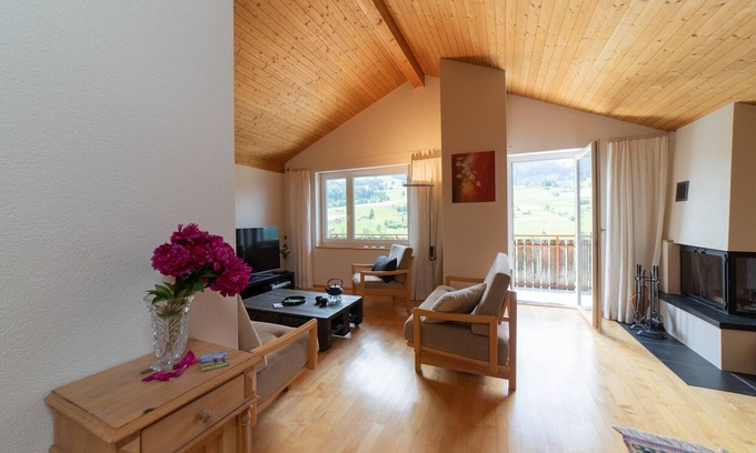 Wildhaus Apartamento | Sieben Berge 3-room holiday apartment with panoramic mountain view