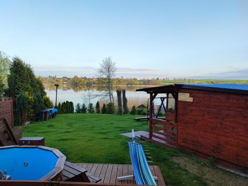 Nowe Miasto Lubawskie Casa | Siedlisko nr 3 nad jeziorem Skarlińskim, domki letniskowe, mazury, jezioro,bania