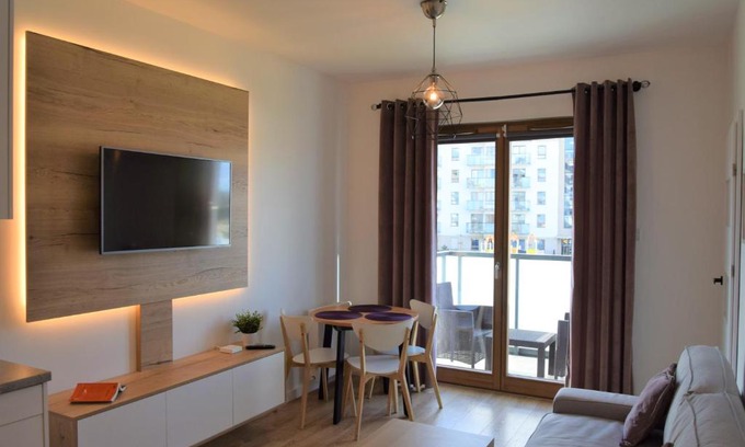 Nowy Port Apartamento | Silver Design Apartment Gdańsk