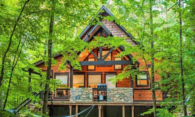 Broken Bow Cabina | Alojamiento de 2 habitaciones en Broken Bow