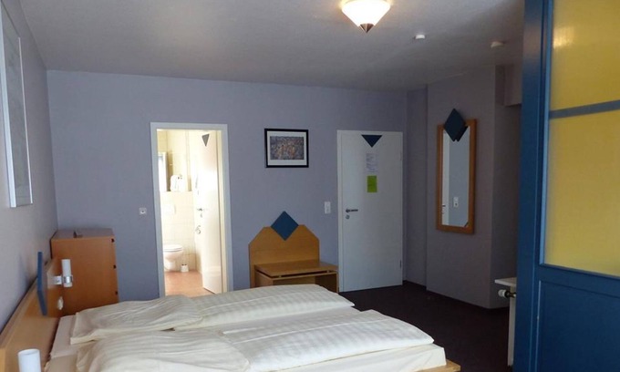 Roetgen Casa | Habitación individual con ducha / WC - Hotel Am Eifelsteig