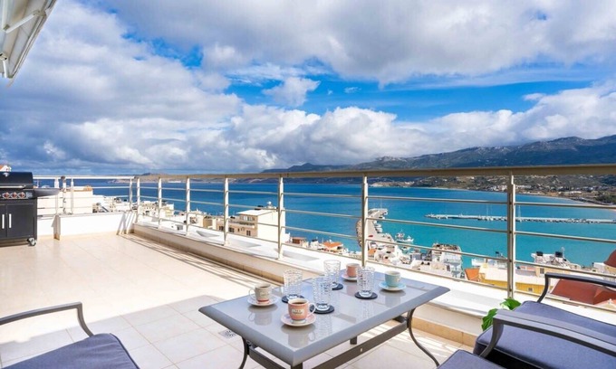 Sitia Apartamento | Sitia Panoramic Penthouse - Close to sandy beach