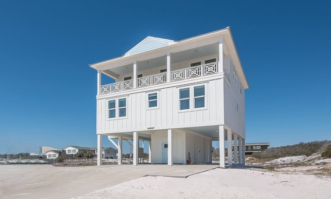 Surf Side Shores Casa | Sits 150ft from Beach, steps to private beach access, newly built, Private Pool