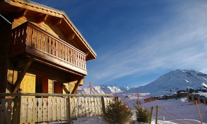 Plagne Soleil Chalet De Esquí | Ski aux pieds ! Chalet privé et charmant 9p