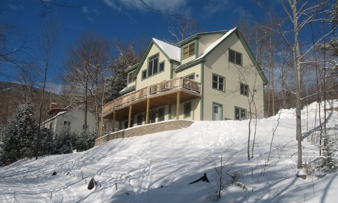 Warren Casa | Casa Ski In Ski Out - ¡Directamente en la ruta Out To Lunch!
