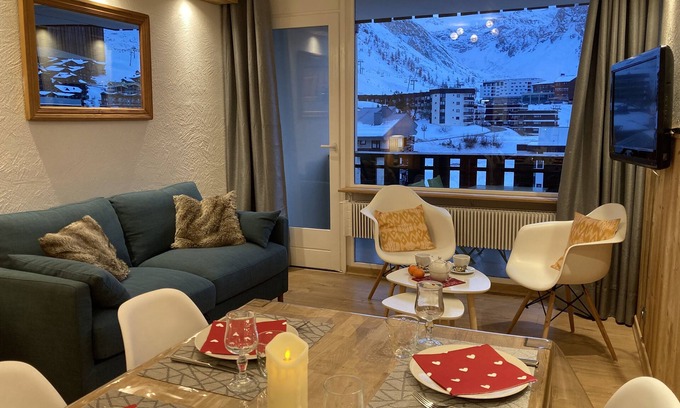 Le Lavachet Apartamento | apartamentos en Tignes Lavachet pies pista 6/8 personas, WIFI, vistas