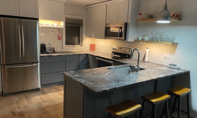 Ludlow Condominio | Trailside ski a Sachem Trail, condominio conveniente y acogedor