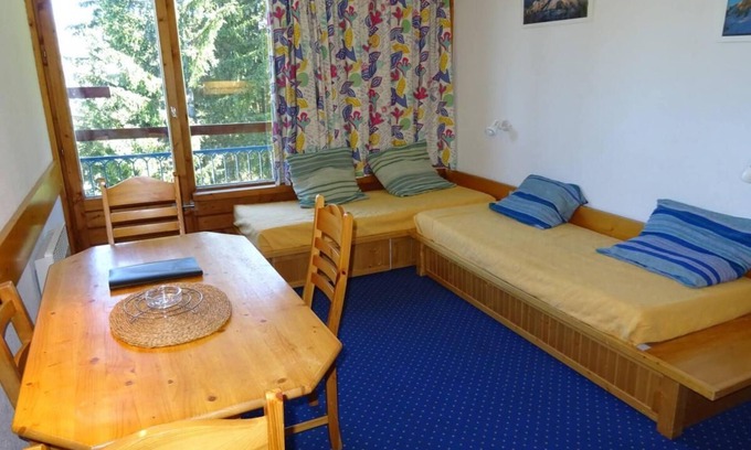 Arc-1800 Apartamento | 50m del centro estación, 16.o piso, vista valle, tv, 29m², Les Arcs