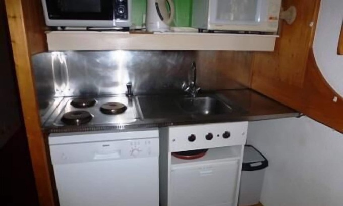 Arc-1800 Apartamento | 50m del centro estación, 16.o piso, vista estación, tv, 29m², Les Arcs