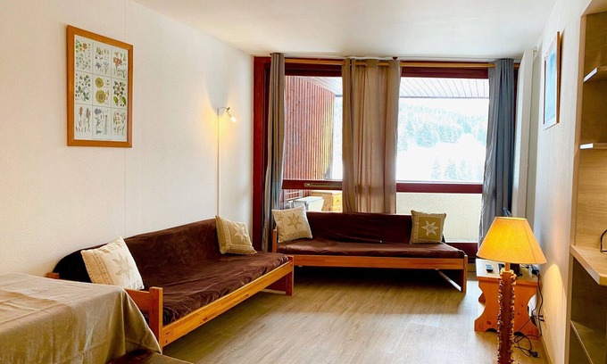 Villard-de-Lans Apartamento | A pie de pistas en Villard-de-Lans, apartamento luminoso de 64m² con impresionante vista