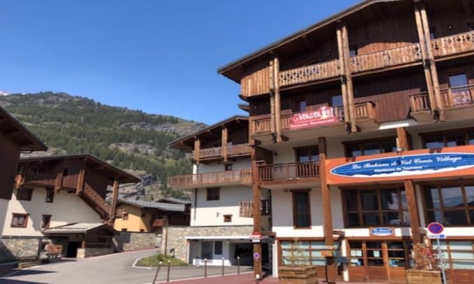 Lanslevillard Apartamento | ski-in ski-out apartamento en residencia de 4 estrellas les balcons de val cenis village
