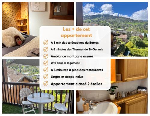 Saint-Gervais-les-Bains Apartamento | Ski ou Thermes? Un appt cabine avec vue magnifique