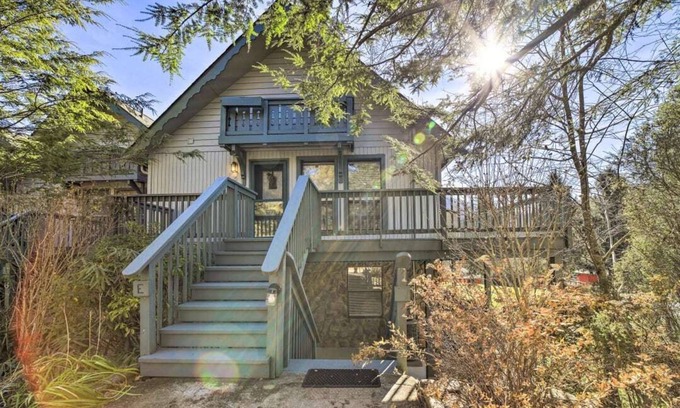 Sky Valley Condominio | Sky Valley's Coziest Condo w/ Views - Dog Friendly!