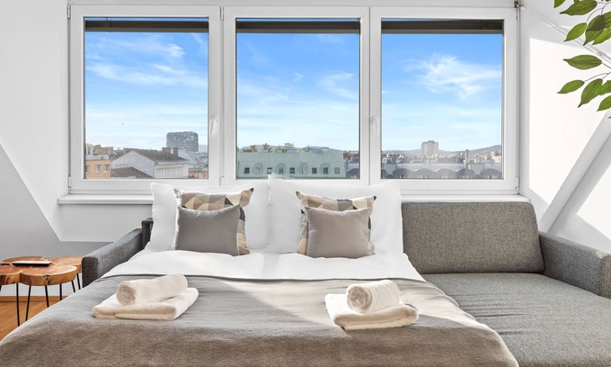 Favoriten Apartamento | SKY9 Penthouse Apartments