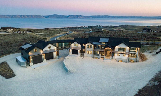 Fish Haven Casa | Skybridge at Bear Lake: Sleeps 61 +14-optional condo, Private Beach, Theatre Rm