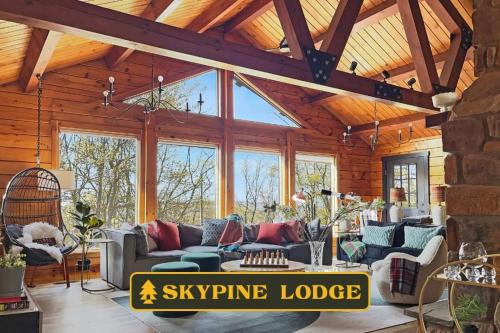 Albrightsville Chalet De Esquí | Skypine Lodge - Log Lodge Atop the World