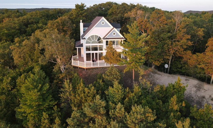 Empire Casa | Sleeping Bear Spectacular: Private Lake Michigan Lakefront on 30 Acres