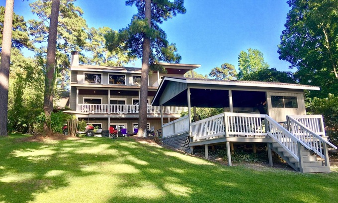 Brookeland Casa | Duerme 26 .... Waterhouse Lakehouse en el lago Sam Rayburn. Vistas increíbles!