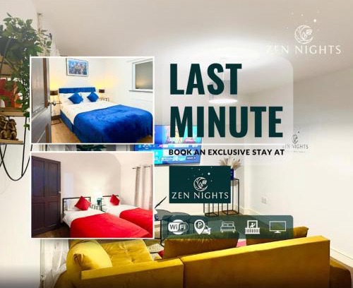 Leicester Apartamento | Sleeps 8 l 3 Bedroom l Last-minute Specials l New Property l Elegant House near City Center Sleeps 6 with Free Parking l By Zen Nights Short Lets & Serviced Accommodations