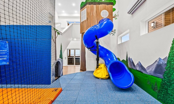 Kimberling City Casa | Slide 'n' Bounce Lodge: Private Playspace, Hot Tubs, Lakeview, Sleeps 36