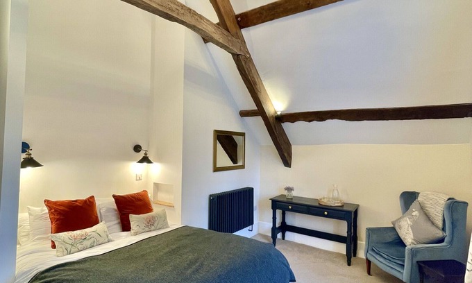 Watchet Cabaña | Rural-Baño con ducha-Vista al campo-Slowley Farm Cottage