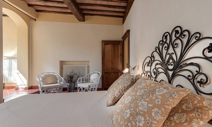 Casole d'Elsa Casa | Pequeña casa con piscina panorámica, terraza y wi fi.