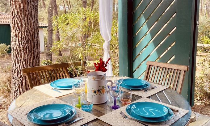 Moliets-et-Maa Casa | 🌾 Small salty cocoon, house under the pines 5 minutes from the beach🌾