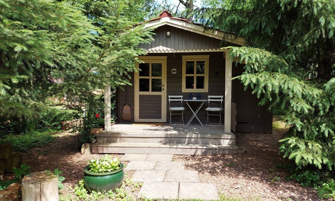 Gewissenruh Cabina | Complejo de casas de vacaciones Hilkenberg -kl. Cabaña de madera para 1-2 personas en plena naturaleza.