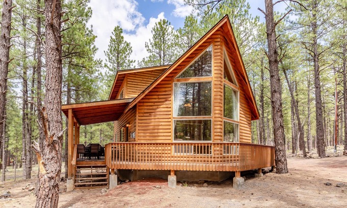 Williams Cabina | #Moose Manor - Libro para el verano ahora! Lujo en el Gran Cañón / ��rea de Flagstaff